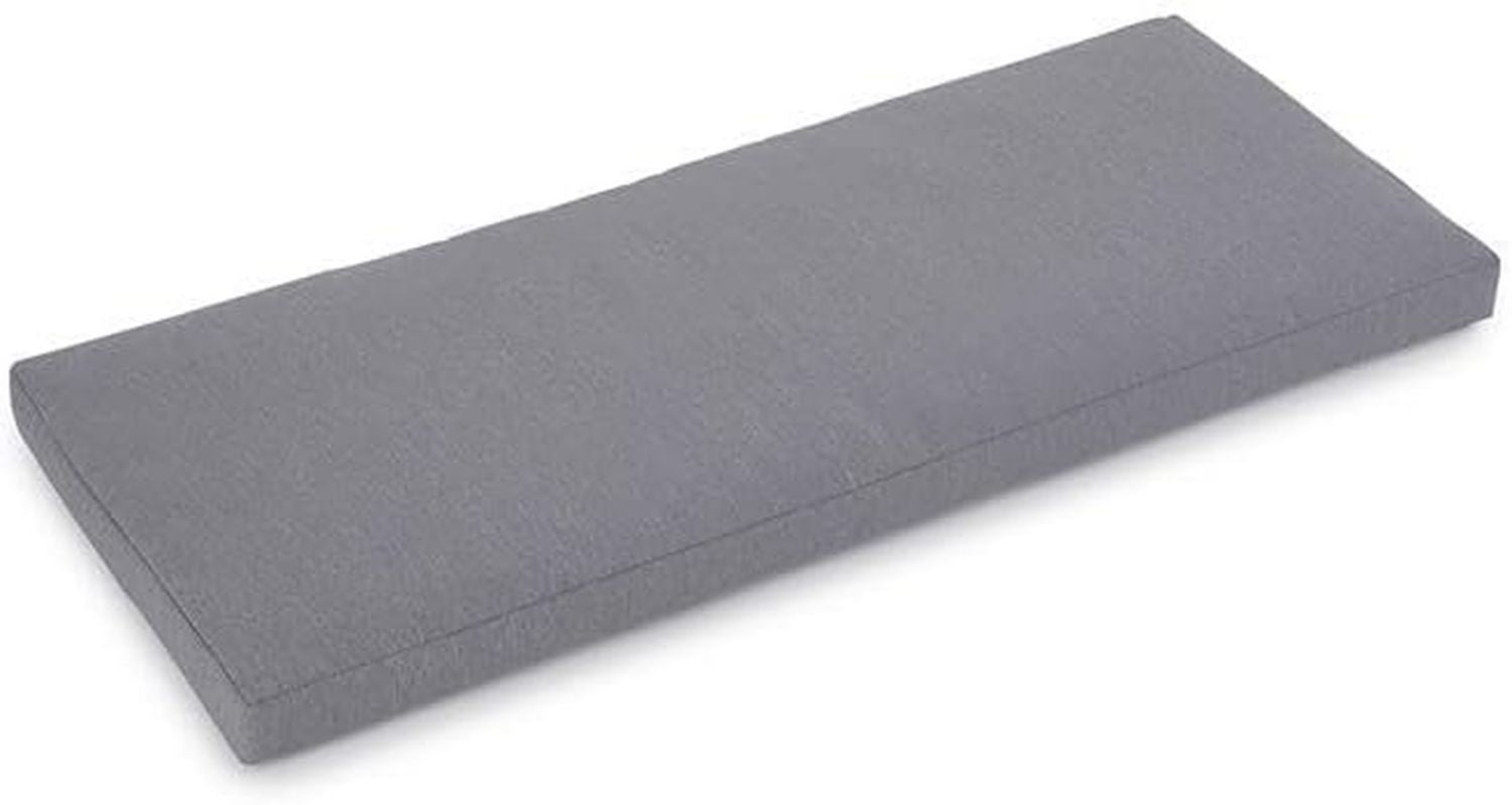 Komfortable Sitzbank Polsterung mit wasserabweisendem Polyester Bezug grau Variante 148