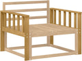 Hochwertige Armlehnenmodul 2 pcs Weiss 80 x 6 x 61 cm Massivholz Akazie Armlehnenmodul robuster Zubehoer funktional geeignet fuer drinnen oder draussen toll fuer Gartenmoebel Variante 565